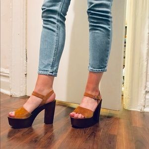 Steve Madden Platform boho chic Sandal Heels
